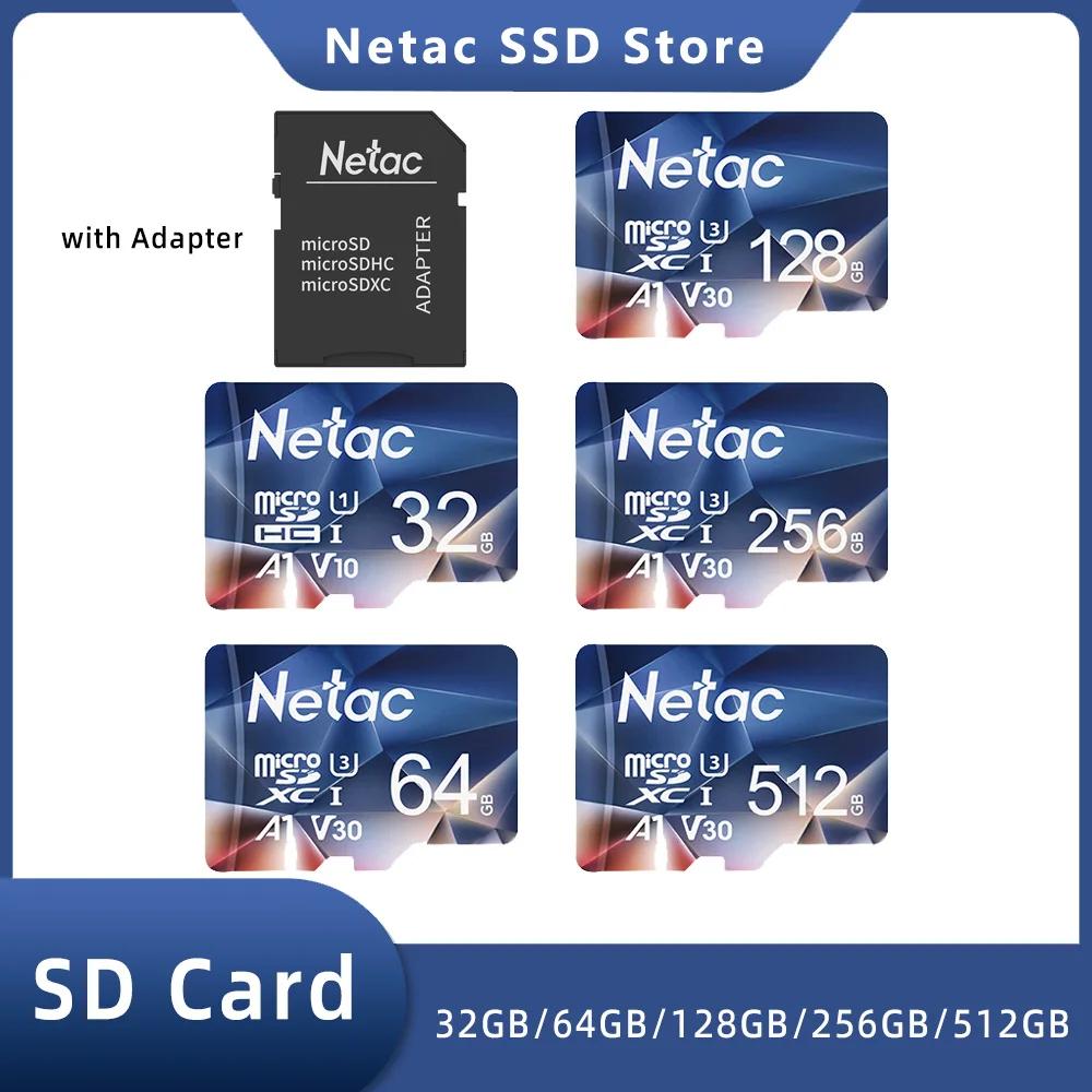 Netac ũ SD ī  , ޴ ޸ ī, ƮϿ  ÷ ޸ SD ī, 32GB, 64GB, 128GB, 256GB, 512GB, V30